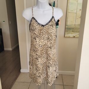 NWOT: INC "Cheetah" Nightgown